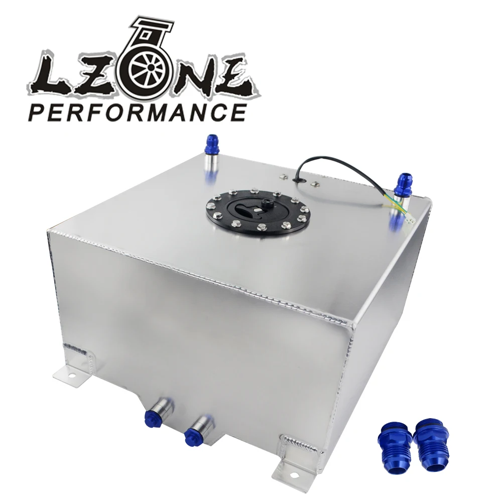 LZONE - 40L Aluminum Fuel Surge tank with Cap  Fuel cell 40L with sensor foam inside JR-TK40