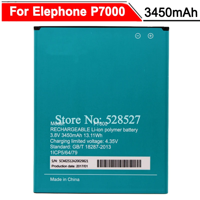 Аккумулятор 3450 мА · ч для Elephone P7000 | Мобильные телефоны и аксессуары