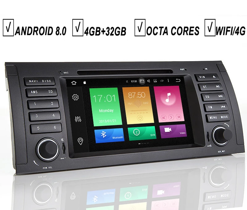 Best 7 IPS Auto Radio Android 8.0 Car DVD GPS Player For BMW E39 E53 M5 X5 Octa Core 4G RAM 32G ROM BT Mirror Link DAB+Wifi Map TPMS 0 Best 7 IPS Auto Radio Android 8.0 Car DVD GPS Player For BMW E39 E53 M5 X5 Octa Core 4G RAM 32G ROM BT Mirror Link DAB+Wifi Map TPMS 0