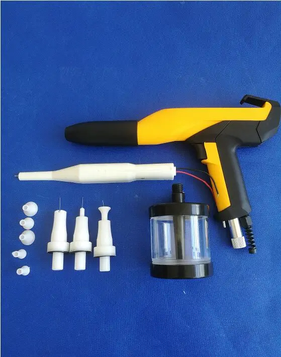 Tools Spray Guns experiment electrostatic lab powder coating spray gun with cascade suits for