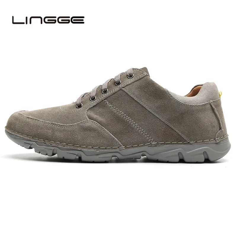 LINGGE Brand New Winter Men Shoes, High Quality Suede Men Casual Shoes FUR, Lace Up Warm PLUSH Casual Mens Snow Shoes #M5327-5 men shoes new autumn fashion men casual shoes lace up warm brand winter shoes mixed color high top flat with mens shoes