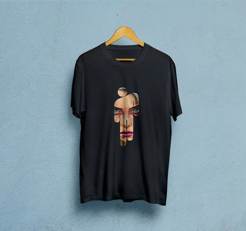 

Billie Eilish Men's Black T-Shirt