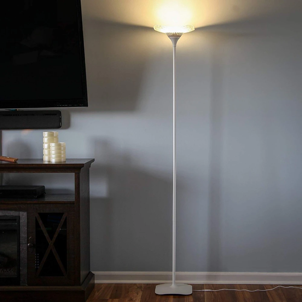 led torchiere floor lamp dimmable