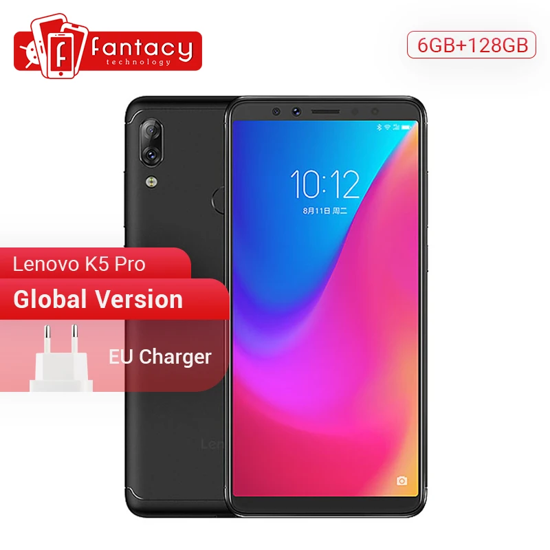 Глобальная версия lenovo K5 Pro 6GB 128GB Snapdragon 636 восьмиядерный смартфон Quad Camera 5 99 дюймов