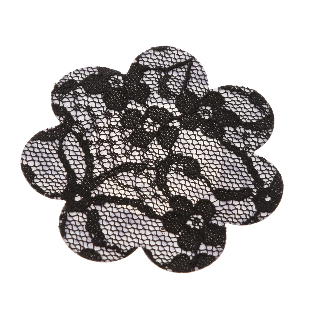 20x Sexy Lace Flower Adhesives Breasts Nipple Covers Pads Breasts Stickers Women's Invisible Lift Tape Dress Pasties