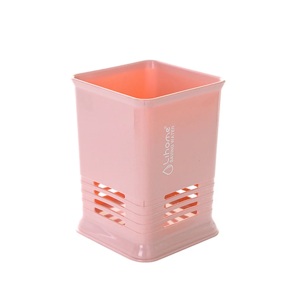 Многофункциональная ложка палочки вилка пластиковая коробка для хранения столовые приборы сливная стойка кухонная столешница стойка для столовых приборов держатель - Цвет: G