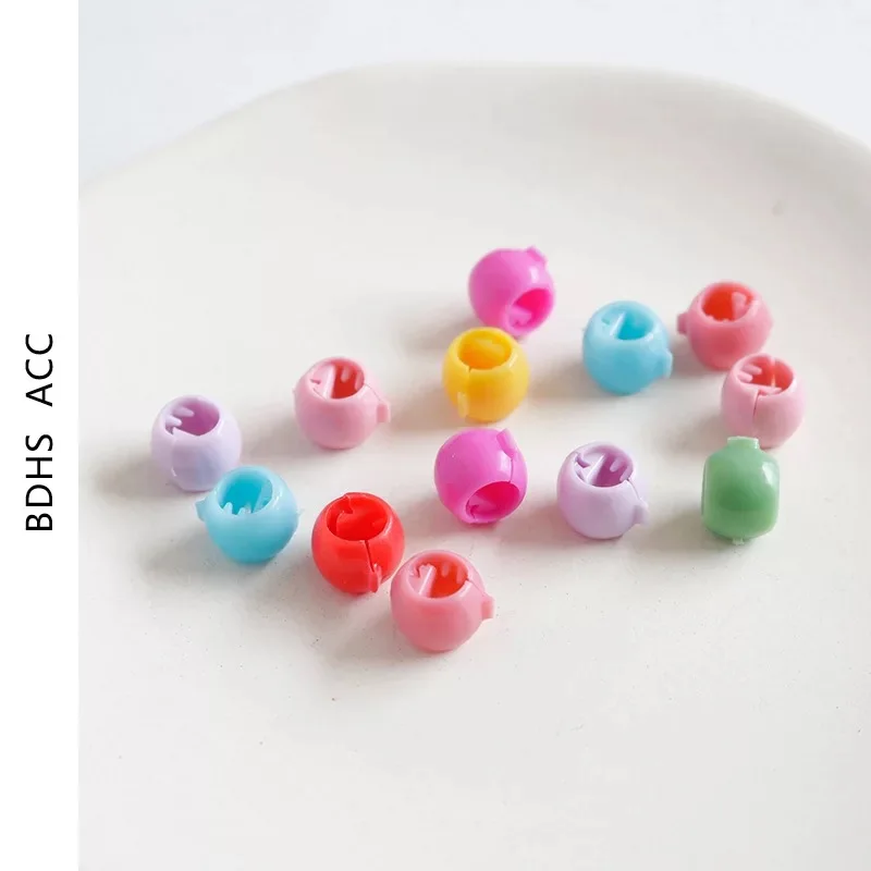 100pcs/Set Fashion Mini Hair Claws Clips Children Cute Candy Color Hair Accessories for Women Girls Plastic Headwear