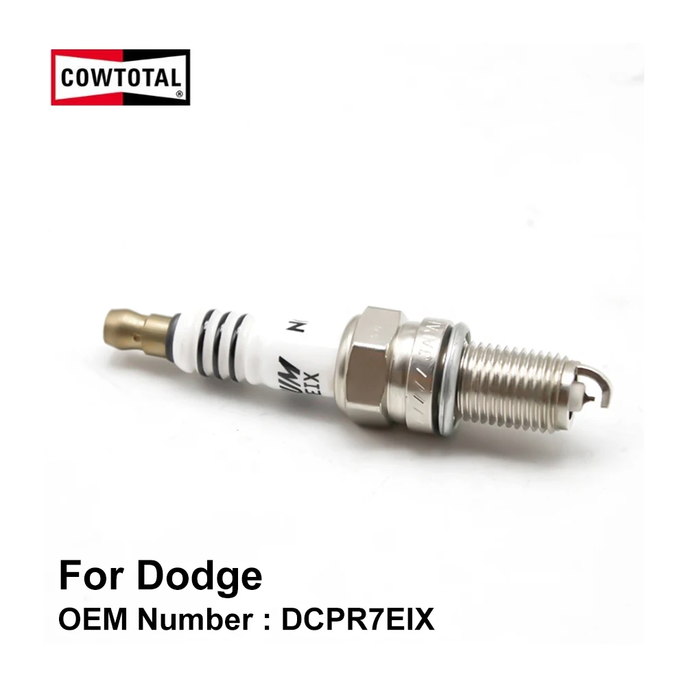 

COWTOTAL Iridium Spark Plug for Dodge Stratus OE DCPR7EIX ( Pack of 4 )