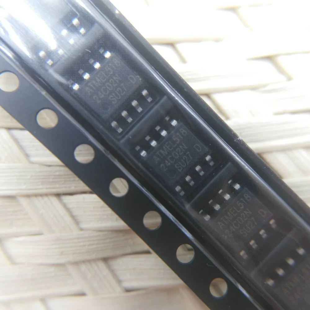 Free Shipping 10pcs/lots 24C02 24C02BN AT24C02 SMD IC Chip SOP 8 New ...