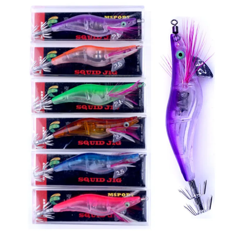 60Pcs New LED Electronic Luminous Shrimp Lure 13G 10CM Squid Night Fishing  Squid Jigs Lures Bass Bait Fishing Tackle - AliExpress