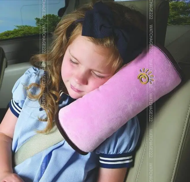 

Accessories Child Children kid protector Auto Car Seat belt Seat Belt Cover Shoulder Pad Harness Pink