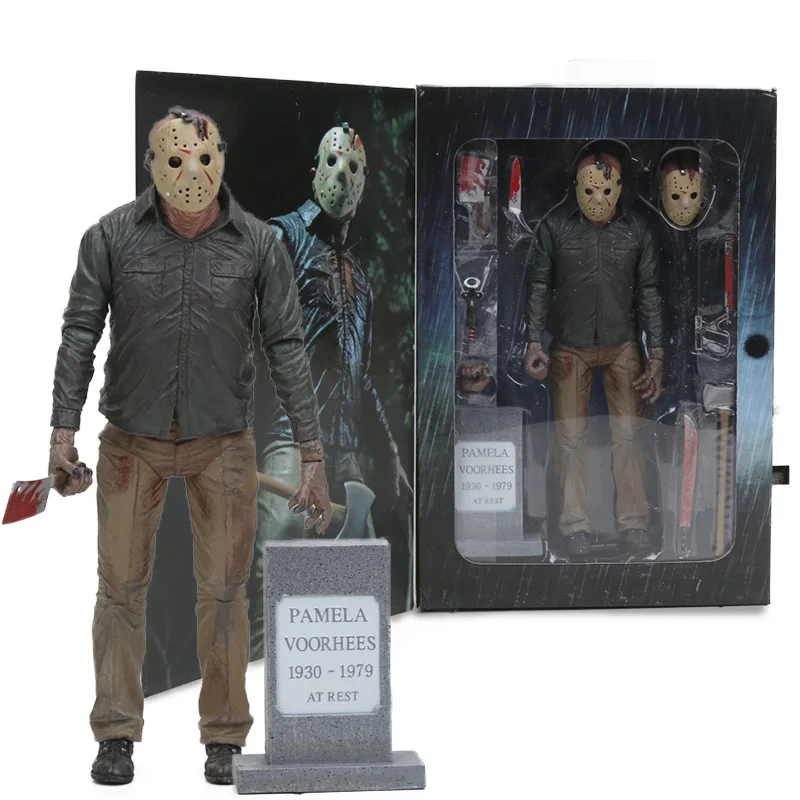 Игрушки NECA Friday 13 the Final Chapter Ultimate Part 4 Jason Voorhees ПВХ фигурка Gme 3D Freddy VS Figure Model|Игровые