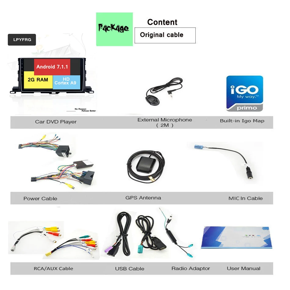 Discount Car Android 9.0 DVD System For Toyota Highlander 2014-2019 Autoradio Car Radio Stereo GPS Navigation Multimedia Audio Full Map 15 Discount Car Android 9.0 DVD System For Toyota Highlander 2014-2019 Autoradio Car Radio Stereo GPS Navigation Multimedia Audio Full Map 15