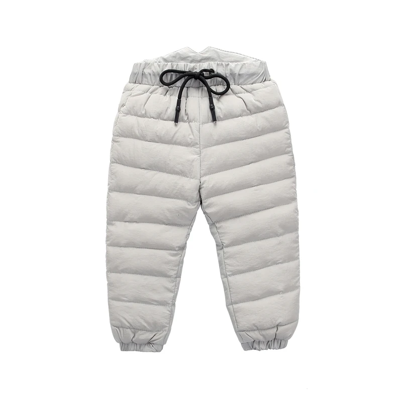 

2019 fashion simple windproof and waterproof pants age 1 - 8 yrs toddler boys and girls spring autumn thick warm casual trousers