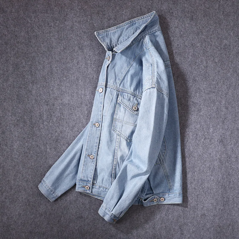 Spring Autumn Japanese Style Fashion Men Jacket Simple Cotton Coats Denim Jacket Men Vintage Streetwear Classical Jacket hombre Spring Autumn Japanese Style Fashion Men Jacket Simple Cotton Coats Denim Jacket Men Vintage Streetwear Classical Jacket hombre