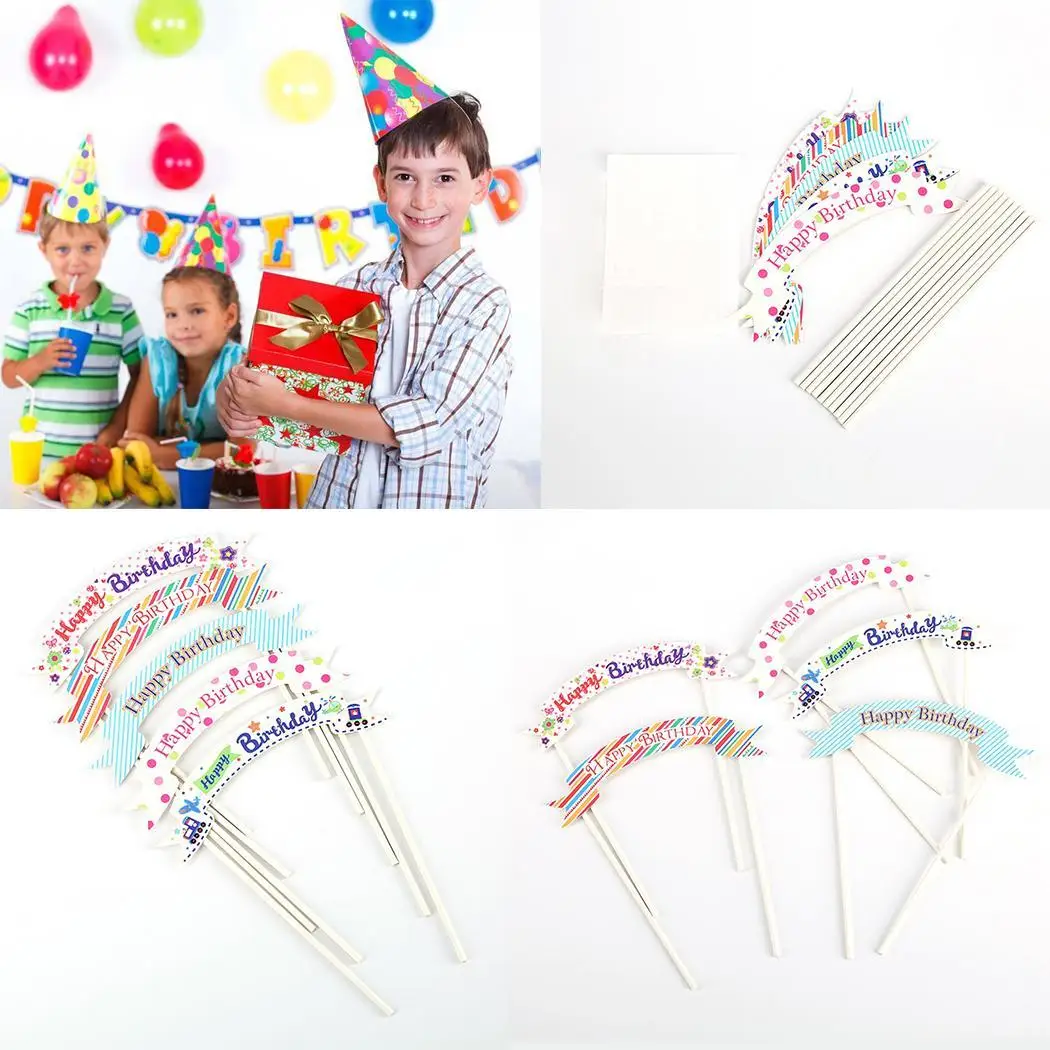 

Cake Creative 15cm Small 9inch Flags Cards Multicolor Inserted Print Cute Inserted Birthday Cake 5