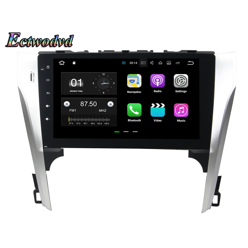 Discount Ectwodvd Octa Core 4G RAM 64G ROM Android 9.0 Car Multimedia DVD Player GPS HeadUnit for Toyota Camry 2012 2013 15