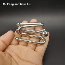 Особенно большой проволочное кольцо головоломки шарик новая игра для взрослых, для маленьких детей, интеллект интерактивные игрушки-пазлы