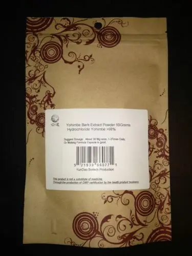 

Details about 50 Grams Ultra-high Purity 98% Yohimbine / Yohimbe Extract Powder For Men Health