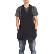 1 шт. 87 см* 56 см для взрослых профессиональная салонная Стрижка волос прическа парикмахерские фартук накидка платье поясная ткань водонепроницаемый черный