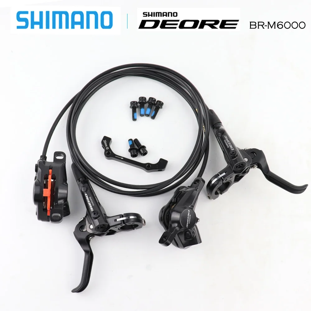 SHIMANO DEORE M6000 тормоз горных велосипедов гидравлическая Дисковый Тормоз MTB BR BL-M6000 DEORE тормоза 800/1000 1400/1500/1700 левый и правый