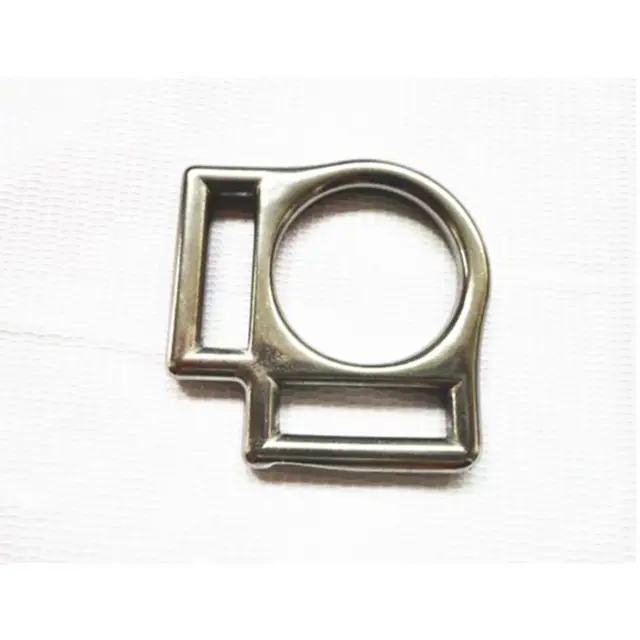 20PCS Stainless Steel Horse Halter Square Buckle With 2 Slots 2cm 2.7cm 3