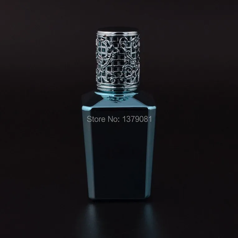 12 мл синий, красный стеклянный ролик бутылки пустой рулон на бутылке для духов, эфирное масло, квадратные косметические многоразовые
