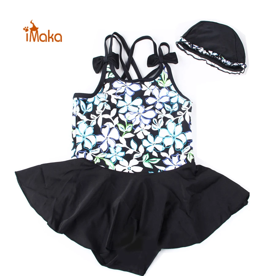 Girls swimwear 2016 kids Floral Girl Swimwear Bikini Kids Swimsuit