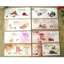 1 шт./партия, 21,5*9,5 см, милые, глубоко блаженные, складные поздравительные открытки, вечерние для приглашения поздравительной открытки, подарочные открытки на день рождения