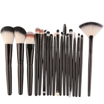

18 Pcs Cosmetic Power Eye Shadow Foundation Eyeliner Lip Tools Beauty Make Up Brush Tools Makeup Maquiagem Brushes Tool Set