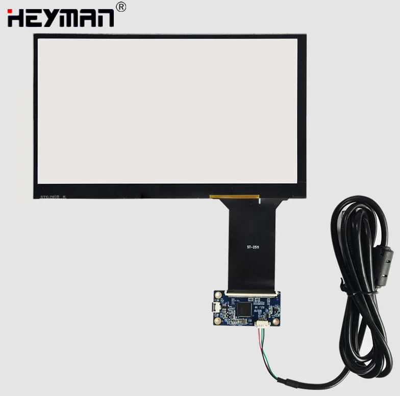 7 дюймовый IPS ЖК экран 1280*800 с сенсорной панелью HDMI + VGA 2AV плата драйвера планшетный