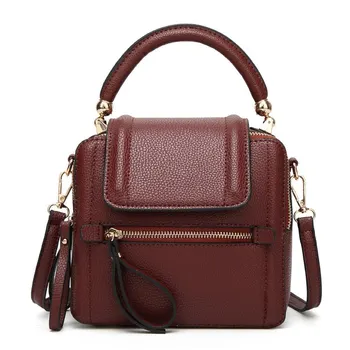 

Chu JJ High Quality Women's Genuine Leather Handbags Fashion Shoulder Bags Ladies Messenger Bag Vintage Women Flap Bags