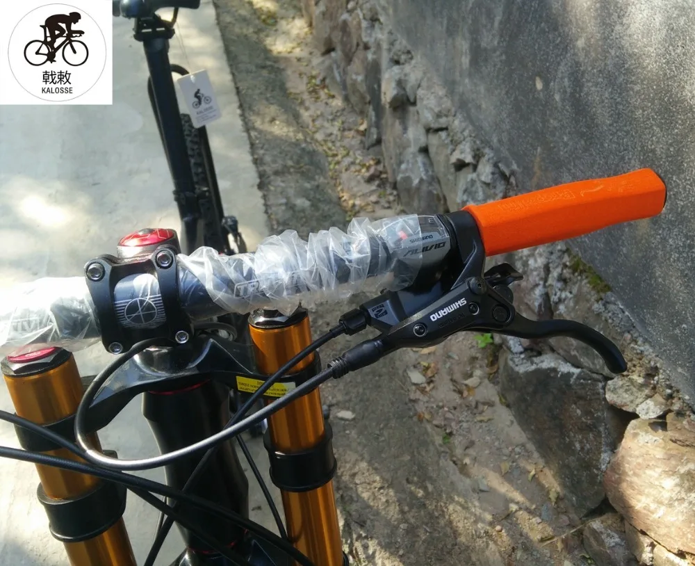 Flash Deal Kalosse  full suspension bicycle  30  speed Hydraulic brakes   M610   mountain bicycle Downhill DH mountain bike 26*2.35inch 14