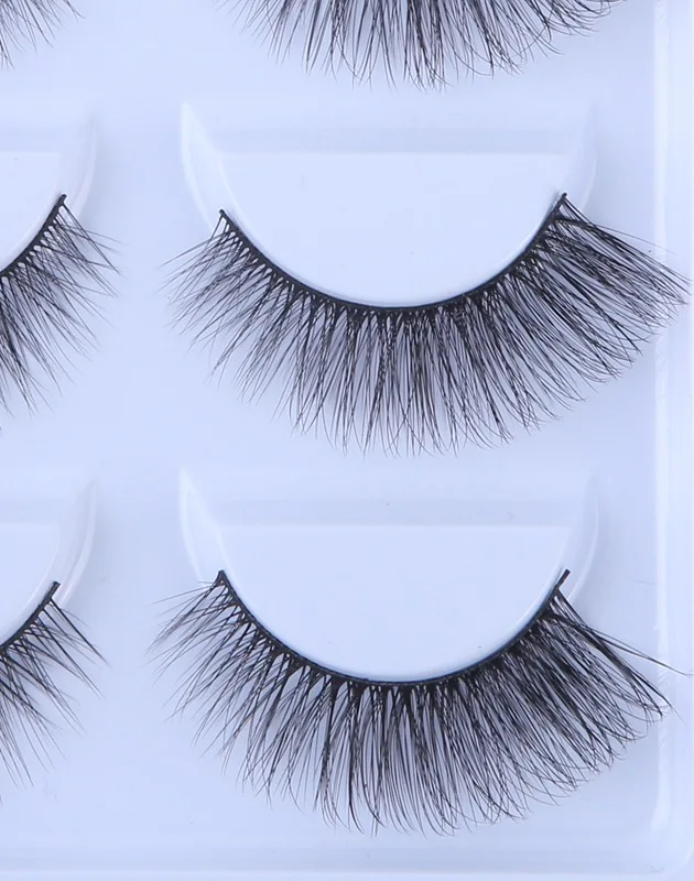 5 Pairs Mink Eyelashes New 3D Mink Lashes Thick HandMade Full Strip Fake Lashes Make up Eye lashe False Eyelashes Makeup