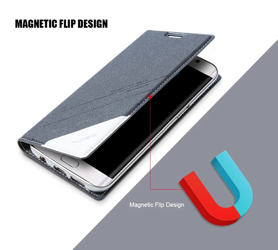 Flip Leather Card Slot Phone Case For Samsung Galaxy S6 S7 Edge S8+ YYF (10)