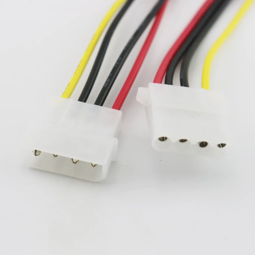 10 шт 50 cm/1.5ft IDE 4 PIN Molex Мужской Мощность к LP4 Женский Джек адаптер Соединительный кабель