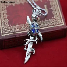 Kateyo Hitman Reborn Vongola Tsuna Famiglia бриллиантовое ожерелье для косплея мини-меч подвеска ожерелье из металлического сплава