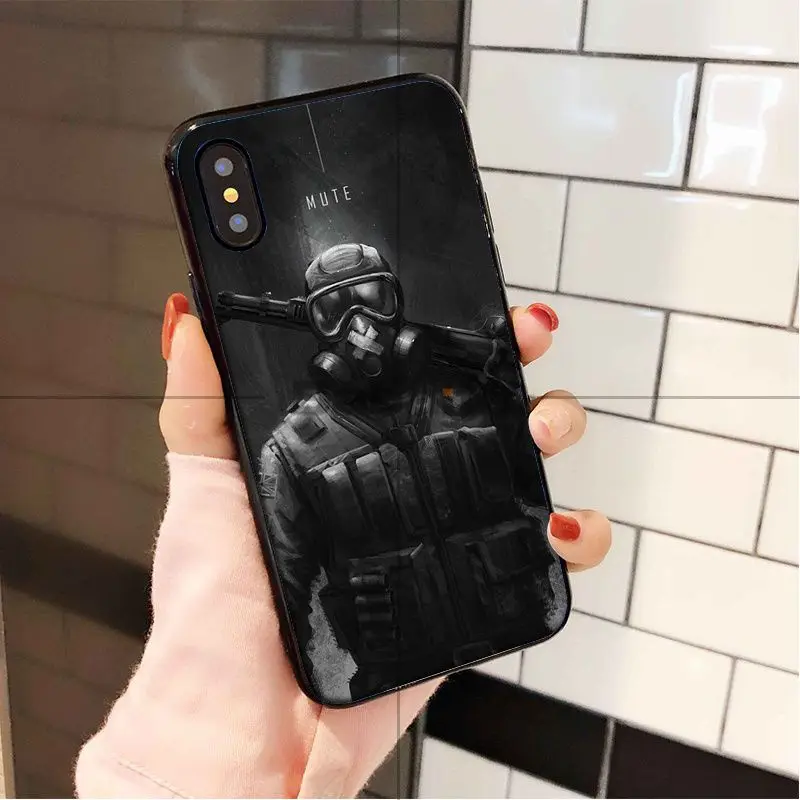 Babaite Rainbow Six Siege Coque чехол для телефона iPhone 8 7 6 6S Plus 5 5S SE XR X XS MAX Coque Shell