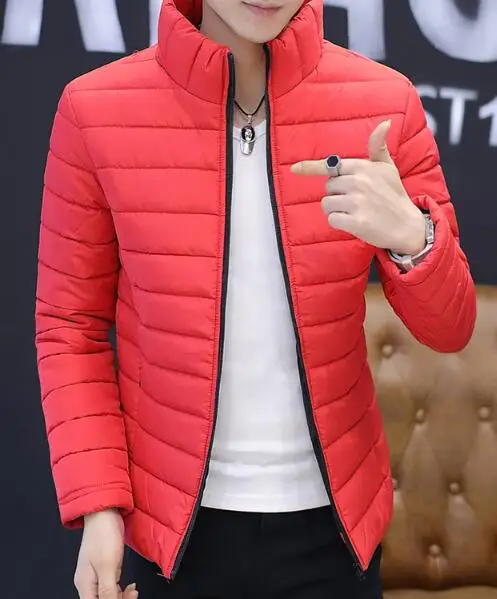 2019 Thick adolescent men's winter trend cotton jacket short clothes 2019 Thick adolescent men's winter trend cotton jacket short clothes