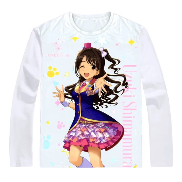 Coolprint Anime Shirt The Idolmaster Cinderella Girls T Shirts Multi ...