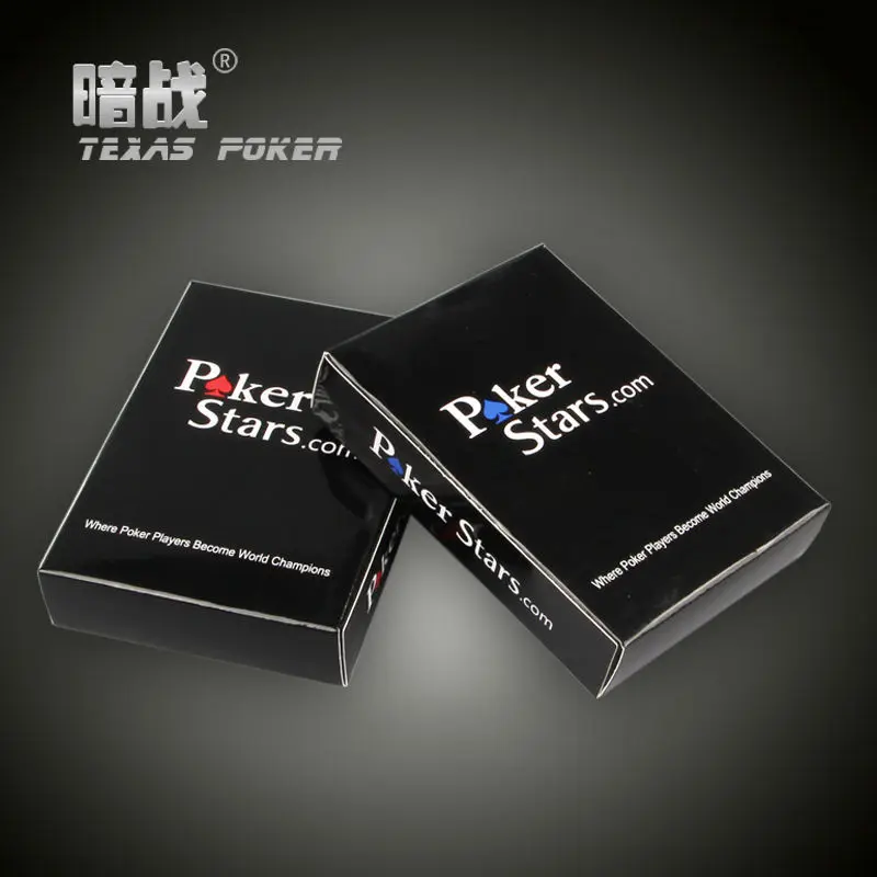 Пластиковые игральные карты Техасского покера Holdem водонепроницаемые и тусклые