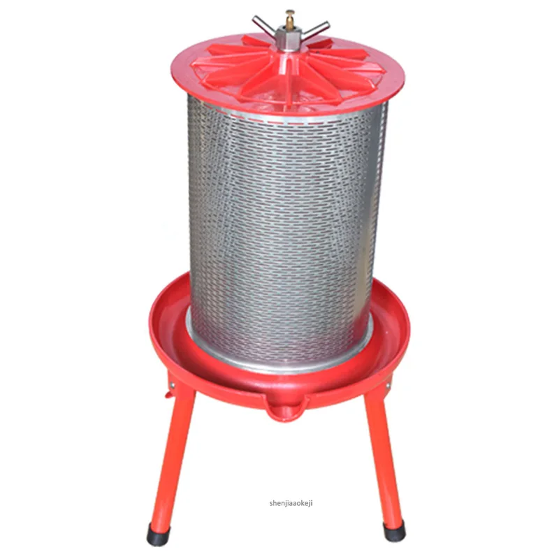 40L semi-automatic Stainless steel press machine Multi-function fruit wine/juice/honey/grape slag separator hydraulic presser 2