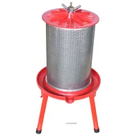 40L semi-automatic Stainless steel press machine Multi-function fruit wine/juice/honey/grape slag separator hydraulic presser 2