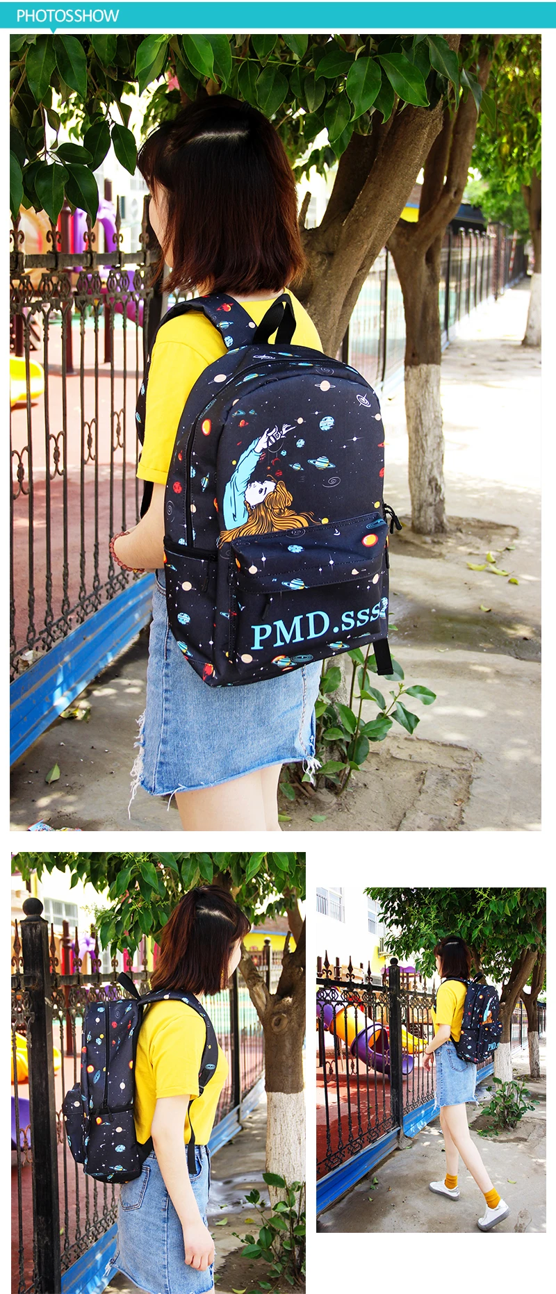 Милый рюкзак с принтом котенка кошки/щенка собаки+ Сумка-карандаш для подростков мальчиков и девочек, детские школьные сумки, детский рюкзак для книг, женский рюкзак