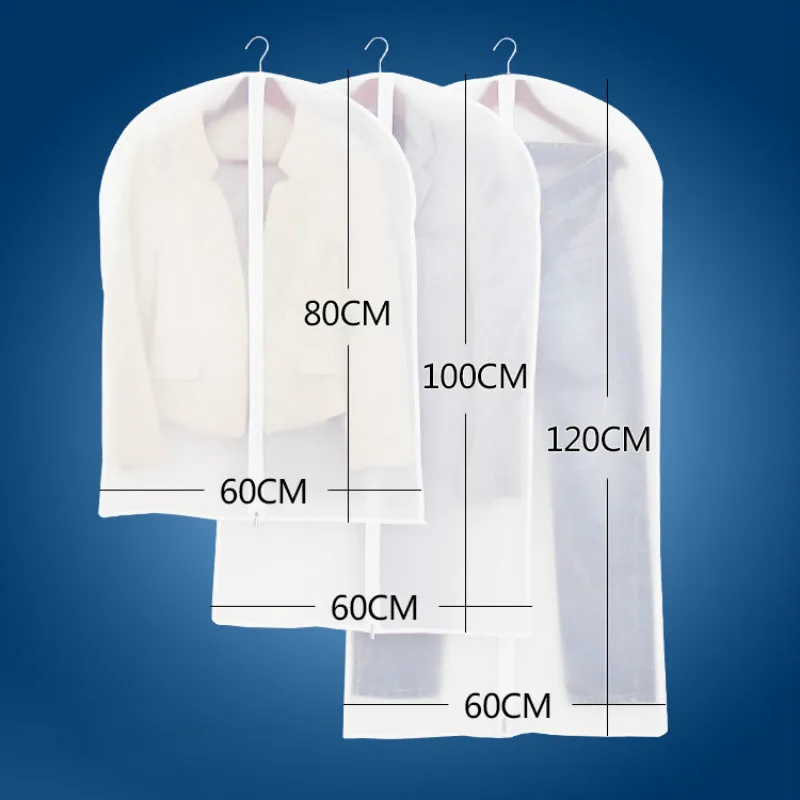 

Zipper Bags for Storing Clothes Garment Suit Coat Dust Cover Protector Wardrobe Storage Bag Case for Clothes Organizador 4 Size