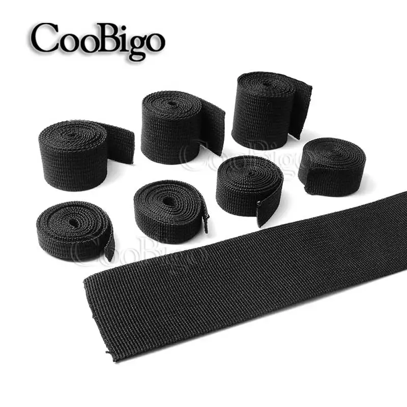 

5yards Bias Tape Polypropylene PP Fibre Multi Size Webbing Ribbon Band Strap Dog Collar Harness Outdoor Backpack Bag Parts