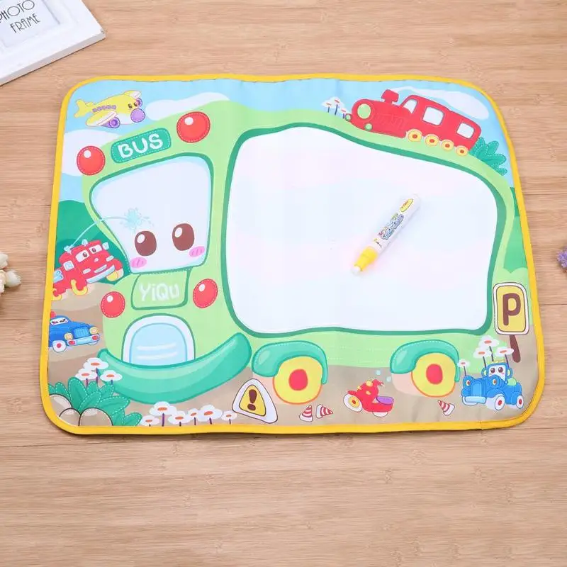 Рисунок воды одеяло с холстом живопись доска каракули Детский обучающий игрушка подарок
