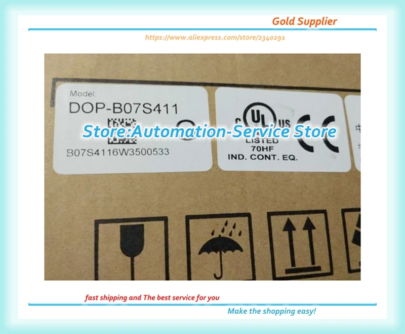 

DOP B07S411 DOP-B07S411 800*480 1 USB Host New original HMI touch screen panel boxed