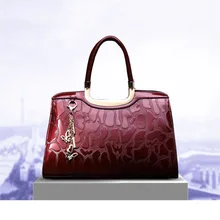 Luxurious leather handbags women bags designer fashion design patent leather crocodile pattern ladies shoulder bag Luxurious leather handbags women bags designer fashion design patent leather crocodile pattern ladies shoulder bag