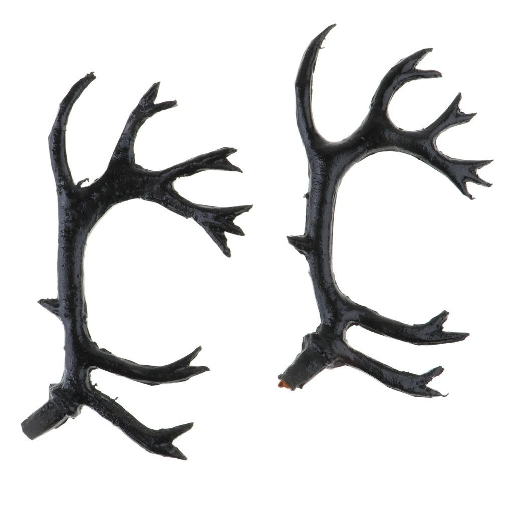 Artificial Gothic Deer Horns Headband, Cosplay Accessories Hair Hoop for Kids and Adults perfect accessory for DIY hair ornament